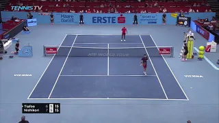 Hot Shot: Tiafoe Shows Marvelous Touch Against Nishikori Vienna 2018