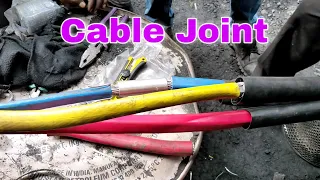 L.T  Cable 0.44 kV 300sq mm Joint || Cable Joint Tutorial || nowpsb ||