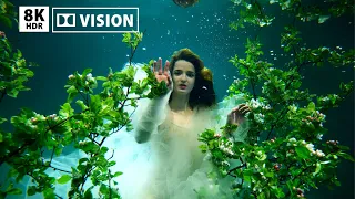 8K HDR Beautiful Girls Fashion Shoot | Under Water | Dolby Vision