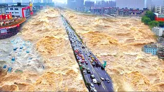 River burst, China dam continues discharge! Guangdong become a vast ocean in seconds | 3 Gorges Dam