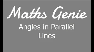 Angles in Parallel Lines