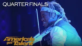 Brian King Joseph Violinist Performs Epic Rendition Of Centuries   America's Got Talent 2018