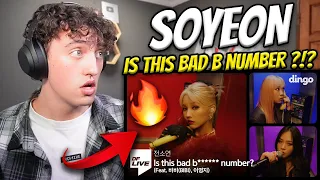 Jeon Soyeon - Is this bad b****** number? (Feat. 비비(BIBI), 이영지) | REACTION !!!