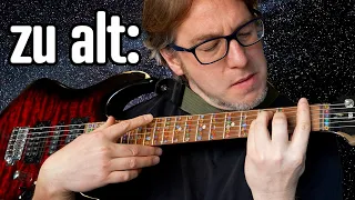 Mit 45 E-Gitarre anfangen ist zu spät? Schade...