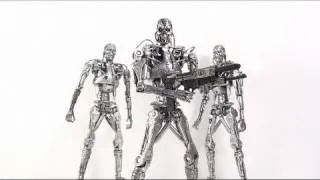 Video Review of the NECA Terminator; T-800 (Endoskeleton)