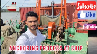 This is how we drop our ship Anchor full process ⚓️⚓️⚓️#seaman #pahadi