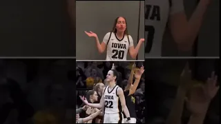 Caitlin Clark teammates act like her credit espn for video #shorts #basketball #fypシ