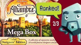 Alhambra Designers' Edition Ranking (2/3) - with Zee Garcia