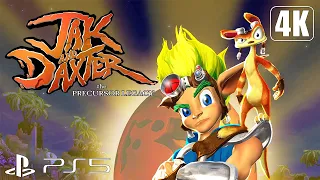 Jak and Daxter: The Precursor Legacy PS5 - Full Game 100% Longplay Walkthrough 4K 60FPS