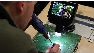 Portable Digital HD Microscope - Precision Soldering for TV Board Repair - Component Magnification