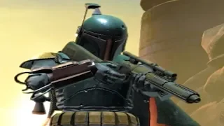 Starkiller vs Boba Fett & Obi Wan Kenobi - Tatooine DLC - Star Wars The Force Unleashed