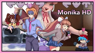 Friday Night Funkin' - VS Monika HD Full Week | Mod Showcase