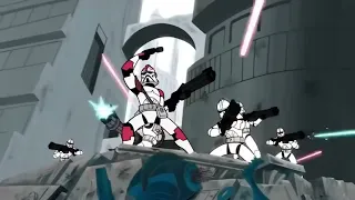 Captain Fordo And Yoda Defend Sector Four (Clone Wars 2003)