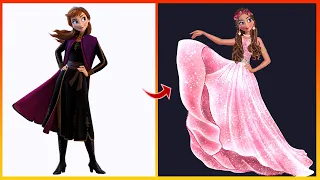 Frozen: Anna Frozen Glow Up - Disney Princesses Transformation