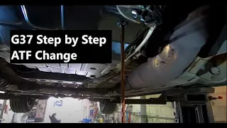 How to change Infiniti G37 automatic transmission fluid