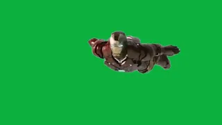 Ironman Flying Green Screen