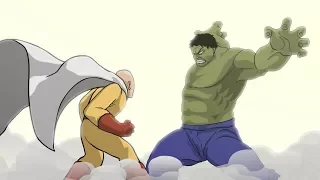 Hulk vs Saitama Animation (Part 1) - Taming The Beast