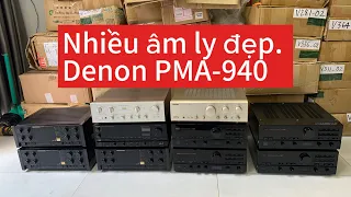 Ngày 24/4 Nhiều âm ly đẹp. Giá rẻ. Denon PMA-940… Sansui công suất lớn. Zalo em Vũ 0352.876.319