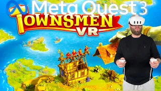 Ich werde Gott in VR 🤪- Townsmen VR (Meta Quest 3)