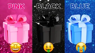 Choose Your Gift...! 🎁 Pink, Black or Blue 💖🖤💙 How Lucky Are You? 😱