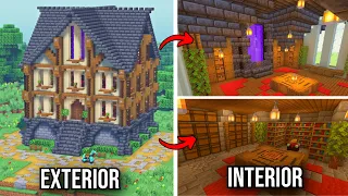 COMO HACER una MANSIÓN PERFECTA en MINECRAFT SURVIVAL