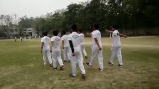 March Past Practice of B.P.Ed. Students