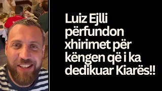 Luiz Ejlli përfundon xhirimet për këngen që i ka dedikuar Kiarës!! #luizejlli #kiaratito