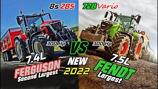 New M.Ferguson 8s 285 VS New FENDT 728 Vario - Which comes first? COMPARISON [New Age tractors]