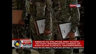 SONA: Website ng Philippine Army School, na-hack