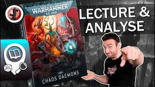 Warhammer 40.000 LEcture & Analyse du Codex Demon !!!!