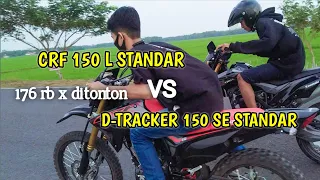 CRF 150 L Standar VS DTracker 150 Standar, Siapa pemenangnya?