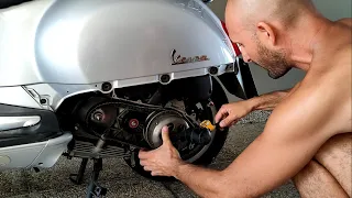 [Tutorial] Smontare trasmissione Piaggio Vespa GTS 250 (variatore,rulli,cinghia,campana,ventolino..)