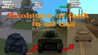 Evolution of tank in all gta games