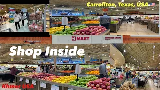 Shopping at H Mart - Carrollton Texas, USA