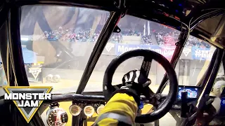 Monster Jam Onboard! Freestyle, Donuts and 2-Wheel Skills | Jackson, MS 2019
