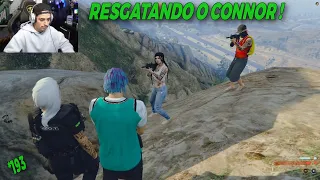 CONNOR FOI PRESO E A FRANÇA VEIO PARA RESGATA-LO! FRANÇA AGIU RÁPIDO NESSE QRR! GTA RP  *193