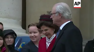 Sweden's King and Queen start three day state visit to France