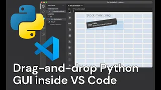 How to Build a Python GUI with Drag-and-Drop inside VS Code 🧩 Abstra Dashes