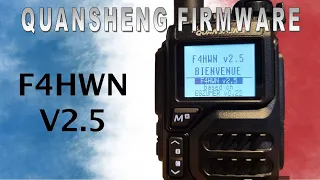 Quansheng Firmware F4HWN v2.5