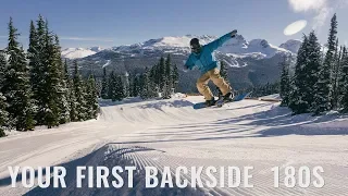 Your First Backside 180s On A Snowboard