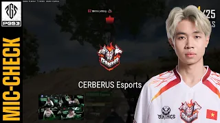 🏆 Mic-check trận TOP 1 bùng nổ của Cerberus Esports và quái vật Himass. 🔥