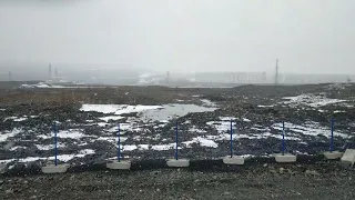 Норильск 1 июня идет снег