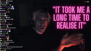 xQc gives a motivational speech before ending stream