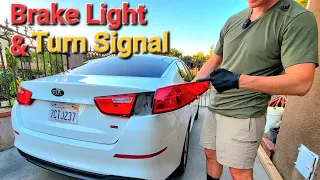 Kia Optima REAR Turn Signal, Brake Light, & Tail Light Removal (2011-2015) similar for '16-'20 model
