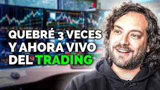 Quebró 3 Veces, Se Volvió a Levantar y Hoy Vive del TRADING de Acciones - Tomás Claro Cap.204