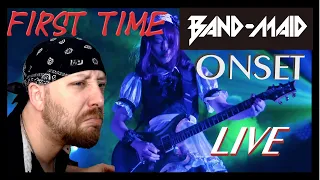 BAND-MAID / onset (LIVE) Reaction | Metal Musician Reacts (First time hearing Band-Maid Live)