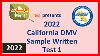 ❤ Must Know Sample Knowledge Test Questions • Permit Test #1 ❤ California DMV Red Series Part 1