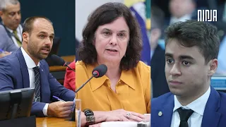 🔥 ÉPICO 🔥 Nísia Trindade enfrenta Eduardo Bolsonaro e Nikolas Ferreira 🔥 Ministra Detona a Misoginia