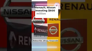 Renault, Nissan investing $600 million #shorts