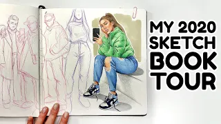 MY 2020 SKETCHBOOK TOUR! 💚